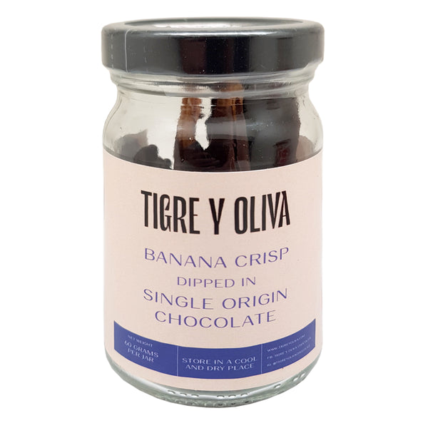 Tigre Y Oliva Banana Chips Dipped in Dark Chocolate