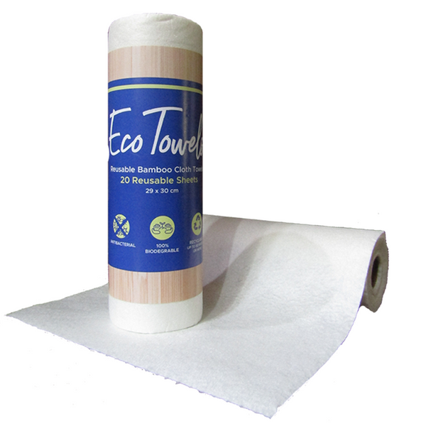 Ecotowels Reusable Bamboo Cloth Towels 20s