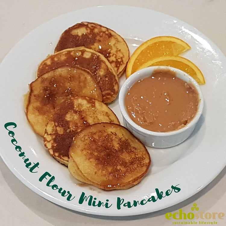 Coconut Flour Mini Pancake: Healthy Breakfast-in-Bed Surprise for Mom