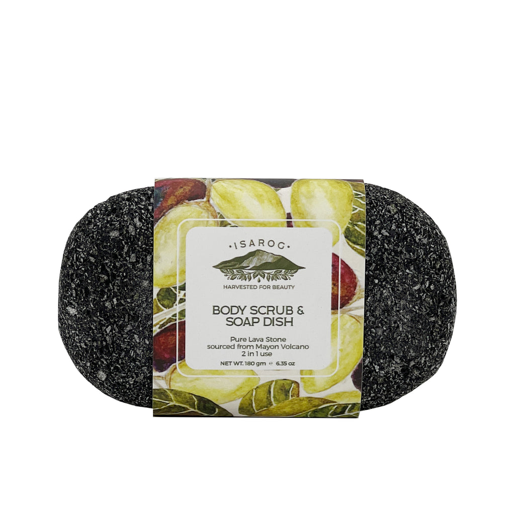Isarog Beauty Mayon Lava Stone - Body Scrub & Soap Dish