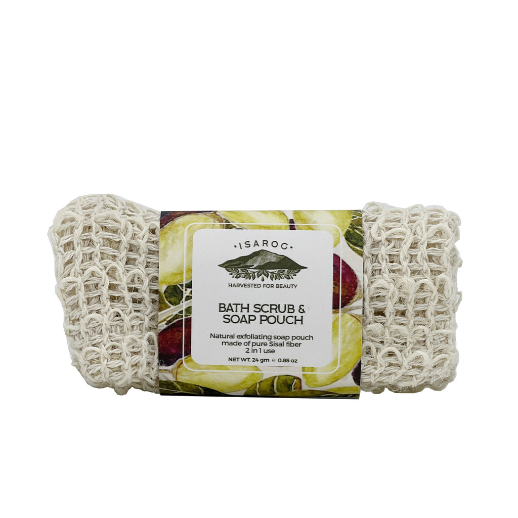 Isarog Beauty Sisal Pouch - Body Scrub & Soap Pouch