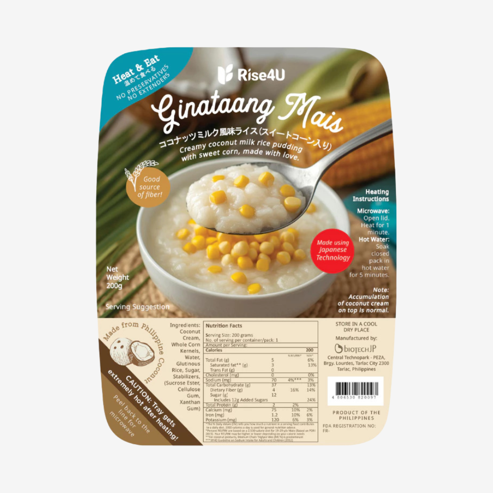 OrganicOption Rise4U Ginataang Mais 200g