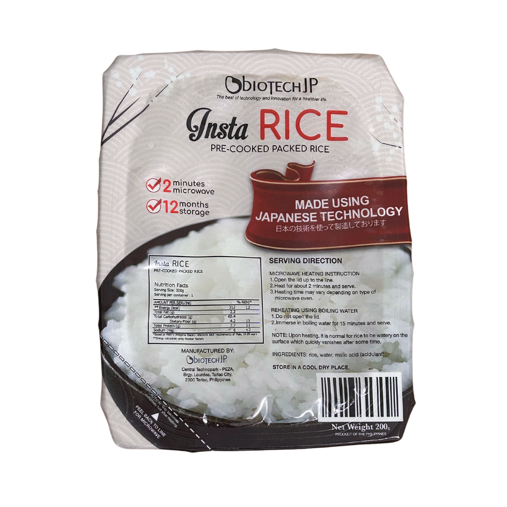Walmart Insta Rice OrganicOption Insta Rice 200g – ECHOstore - Sustainable Lifestyle