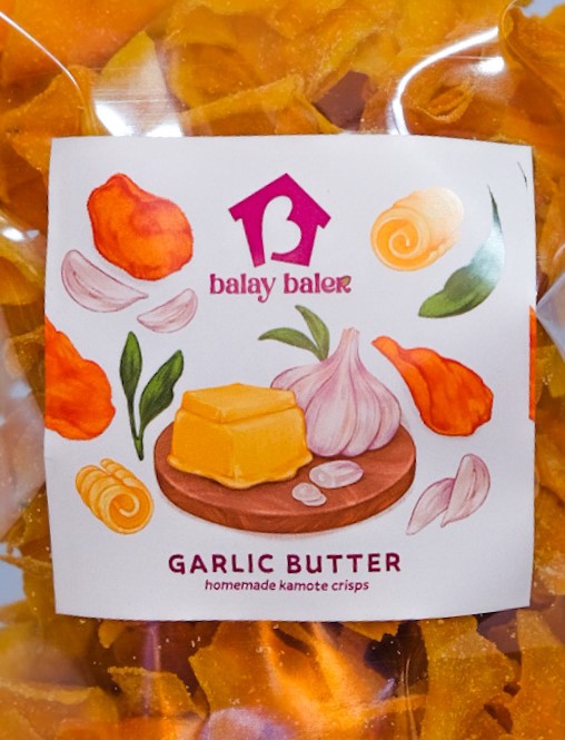 Balay Baler Kamote Chips Garlic Butter 100g
