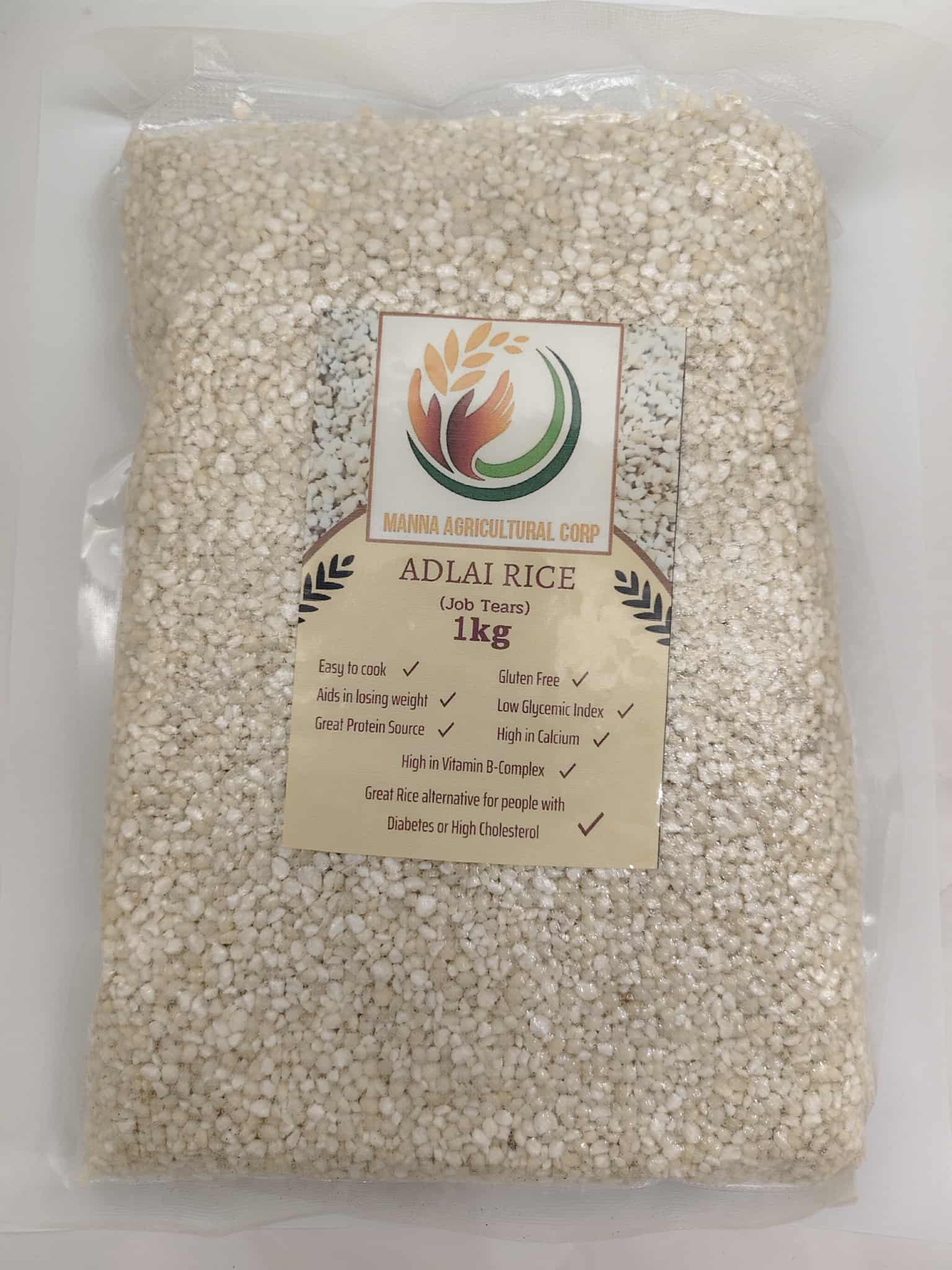 Manna Adlai Rice 1kg – ECHOstore - Sustainable Lifestyle