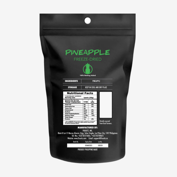 Freeze-Dried Pineapple 30g