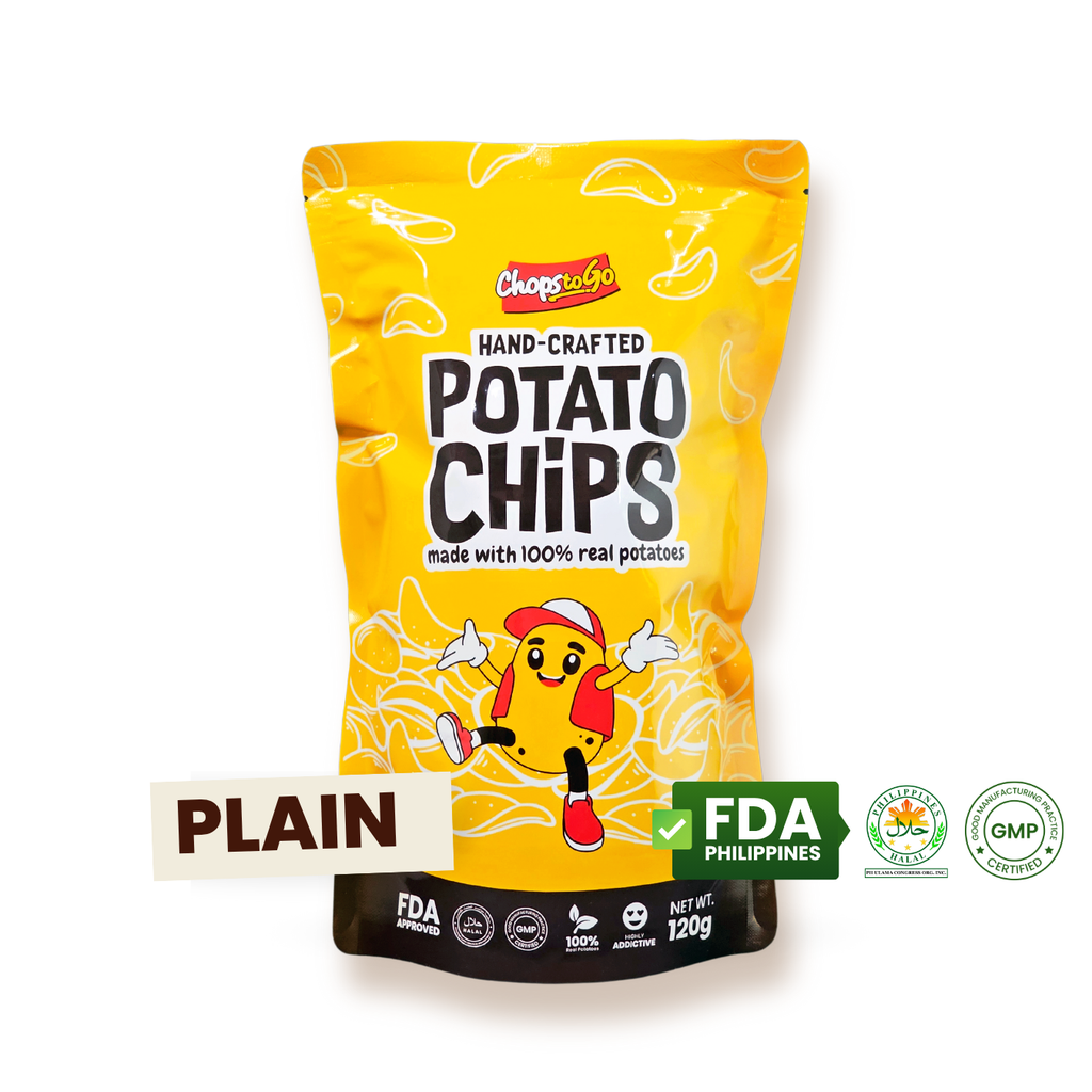 Chops to Go Hand-Crafted Potato Plain Unsalted Flavor Pouch 120g