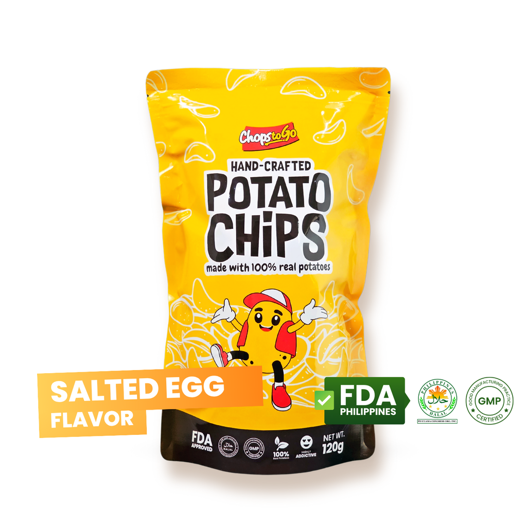 Chops to Go Hand-Crafted Potato Salted Egg Flavor-Pouch 120g