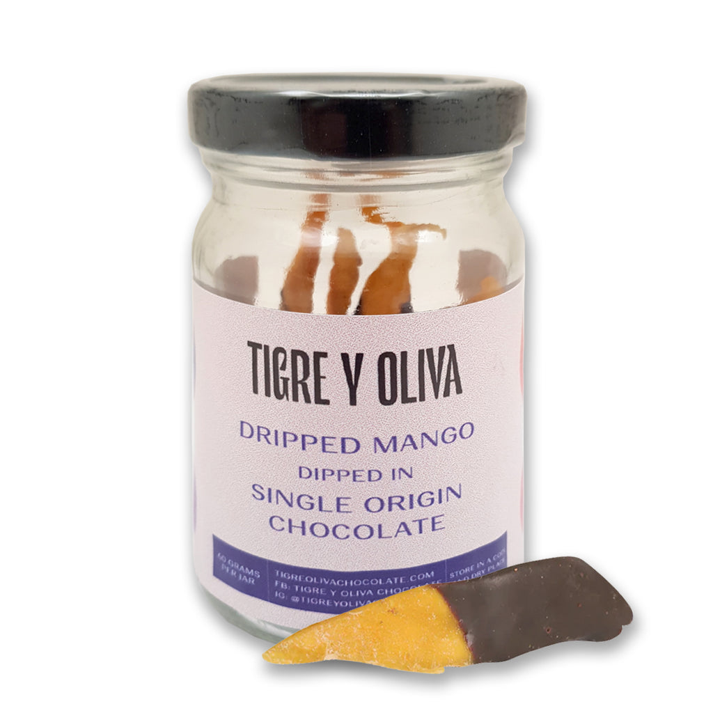 Tigre Y Oliva Dried Mango Dipped in Dark Chocolate