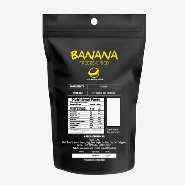 Freeze-Dried Banana 30g