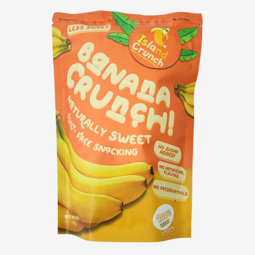 Island Crunch Banana Less Sweet 65g
