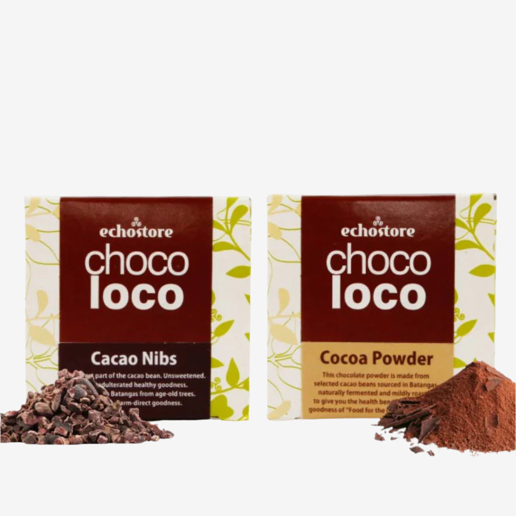 Choco Powder Box Choco Loco Bundle (Cacao Powder 150g & Cacao Nibs 150g) – ECHOstore ...